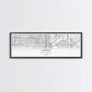 Panoramic Omaha City Map, Nebraska Art, Map Print, Minimalist Wall Art, Canvas Art, Housewarming Gift, Street Map Art, Closing Gift