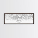Panoramic Prague City Map, Czech Republic Art, Map Print, Minimalist Wall Art, Canvas Art, Housewarming Gift, Street Map Art, Closing Gift