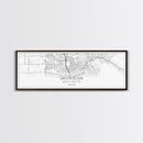 Panoramic Santa Rosa City Map, California Art, Map Print, Minimalist Wall Art, Canvas Art, Housewarming Gift, Street Map Art, Closing Gift