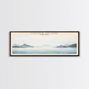 Cocos Island COUNTRY | Framed Travel Poster Canvas Print | Trendy Wall Art | Watercolor Painting | Living Room Art | Unique Art