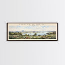 Gardens by the Bay COUNTRY | Framed Travel Poster Canvas Print | Trendy Wall Art | Watercolor Painting | Living Room Art | Unique Art