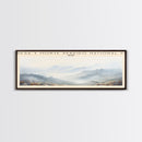 Ordesa y Monte Perdido National Park COUNTRY | Framed Travel Poster Canvas Print | Trendy Wall Art | Watercolor Painting | Living Room Art | Unique Art