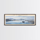 The Blue Lagoon Travel Poster Print, Framed Canvas Print, COUNTRY Travel Art, Wood Framed Art, Wall Hanging, Home Decor