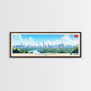 Changsha, China Panoramic Travel Poster Canvas Print, Changsha, China Painting, China Art, Changsha Travel Art, Living Room Painting