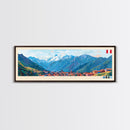 Chincha, Peru Travel Poster Panoramic Canvas Print, Chincha, Peru Painting, Peru Art, Chincha Travel Art, Guest Room Painting