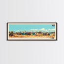Diepsloot, South Africa Panoramic Travel Poster Canvas Print, Diepsloot, South Africa Painting, South Africa Art, Diepsloot Travel Art, Living Room Painting
