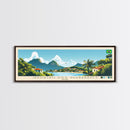 Jaboatao dos Guararapes, Brazil Panoramic Travel Poster Canvas Print, Jaboatao dos Guararapes, Brazil Painting, Brazil Art, Jaboatao dos Guararapes Travel Art, Living Room Painting