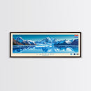 Lambare, Paraguay Panoramic Travel Poster Canvas Print, Lambare, Paraguay Painting, Paraguay Art, Lambare Travel Art, Living Room Painting