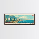 Antofagasta, Chile Panoramic Canvas Print, Antofagasta, Chile Painting, Chile Art, Antofagasta Travel Poster, Travel Art, Housewarming Gift