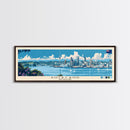 Auckland, New Zealand Panoramic Canvas Print, Auckland, New Zealand Painting, New Zealand Art, Auckland Travel Poster, Travel Art, Vacation Gift