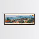 Bamenda, Cameroon Panoramic Canvas Print, Bamenda, Cameroon Painting, Cameroon Art, Bamenda Travel Poster, Travel Art, Vacation Gift