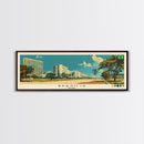 Brasilia, Brazil Panoramic Canvas Print, Brasilia, Brazil Painting, Brazil Art, Brasilia Travel Poster, Travel Art, Housewarming Gift