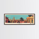 Cairo, Egypt Panoramic Canvas Print, Cairo, Egypt Painting, Egypt Art, Cairo Travel Poster, Travel Art, Housewarming Gift