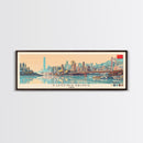 Chongqing, China Panoramic Canvas Print, Chongqing, China Painting, China Art, Chongqing Travel Poster, Travel Art, Living Room Painting