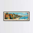 Damanhur, Egypt Panoramic Canvas Print, Damanhur, Egypt Painting, Egypt Art, Damanhur Travel Poster, Travel Art, Housewarming Gift