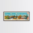 Lethbridge, Canada Panoramic Canvas Print, Lethbridge, Canada Painting, Canada Art, Lethbridge Travel Poster, Travel Art, Living Room Painting