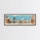 Mosul, Iraq Panoramic Canvas Print, Mosul, Iraq Painting, Iraq Art, Mosul Travel Poster, Travel Art, Housewarming Gift