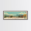 Reynosa, Mexico Panoramic Canvas Print, Reynosa, Mexico Painting, Mexico Art, Reynosa Travel Poster, Travel Art, Guest Room Painting