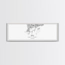Panoramic Bali City Map, Indonesia Art, Map Print, Minimalist Wall Art, Canvas Art, Housewarming Gift, Street Map Art, Closing Gift