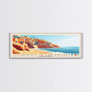 Beaches of Las Galeras, Dominican Republic Panoramic Beach Print, Vacation Gift, Dominican Republic Wall Art, Framed Canvas Print, Framed Beach Painting