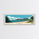 Nungwi, Tanzai Panoramic Print, Vacation Gift, Tanzai Wall Art, Beach Painting, Beach Decor, Large Wall Art, Wood Frame Art