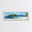 Togian Islands, Indonesia Panoramic Beach Print, Vacation Gift, Indonesia Wall Art, Framed Canvas Print, Framed Beach Painting