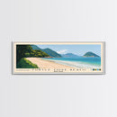 Turtle Cove Beach, Hong Kong Panoramic Print, Vacation Gift, Hong Kong Wall Art, Beach Painting, Beach Decor, Beach Or Lakehouse Art