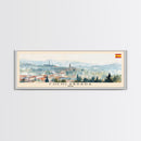 Fuenlabrada Spain Wall Art, Panoramic Travel Poster, Panoramic Framed Canvas Print, City Wall Art, Wall Hanging Home Decor, Travel Art
