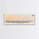 Taganrog Russia Travel Art, City Art, Framed Canvas Print or Metal Wall Art, Europe Travel Poster, Panoramic Wall Art, Extra Wide Wall Art