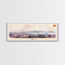 Vigo Spain Wall Art, Panoramic Travel Poster, Panoramic Framed Canvas Print, City Wall Art, Wall Hanging Home Decor, Travel Art