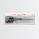 Kingsmere Lake Framed Canvas Print, Lake House Art, Panoramic Wall Art, Travel Poster, Beautiful Lake Painting, Home Decor