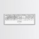 Panoramic Ontario City Map, California Art, Map Print, Minimalist Wall Art, Canvas Art, Housewarming Gift, Street Map Art, Closing Gift
