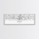 Panoramic Orlando City Map, Florida Art, Map Print, Minimalist Wall Art, Canvas Art, Housewarming Gift, Street Map Art, Closing Gift
