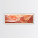 Antelope Canyon Travel Print Wall Art, Travel Poster Print, Retro Style Home Decor, Wall Hanging, Travel Gift Idea, Unique Metal Art