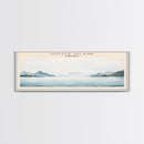 Cocos Island COUNTRY | Framed Travel Poster Canvas Print | Trendy Wall Art | Watercolor Painting | Living Room Art | Unique Art