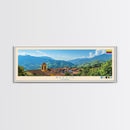 Bello, Colombia Panoramic Travel Poster Canvas Print, Bello, Colombia Painting, Colombia Art, Bello Panoramic Travel Art, Travel Painting