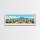 Benito Juarez, Mexico Panoramic Travel Poster Canvas Print, Benito Juarez, Mexico Painting, Mexico Art, Benito Juarez Travel Art, Guest Room Painting