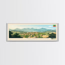 Dessie, Ethiopia Panoramic Travel Poster Canvas Print, Dessie, Ethiopia Painting, Ethiopia Art, Dessie Panoramic Travel Art, Travel Painting