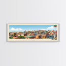 Mekelle, Ethiopia Panoramic Travel Poster Canvas Print, Mekelle, Ethiopia Painting, Ethiopia Art, Mekelle Panoramic Travel Art, Travel Painting