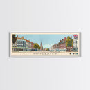 Chichester, England Panoramic Canvas Print, Chichester, England Painting, England Art, Chichester Travel Poster, Travel Art, Housewarming Gift