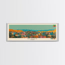Dessie, Ethiopia Panoramic Canvas Print, Dessie, Ethiopia Painting, Ethiopia Art, Dessie Travel Poster, Travel Art, Housewarming Gift