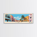 Ismailia, Egypt Panoramic Canvas Print, Ismailia, Egypt Painting, Egypt Art, Ismailia Travel Poster, Travel Art, Guest Room Painting