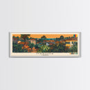 Maroua, Cameroon Panoramic Canvas Print, Maroua, Cameroon Painting, Cameroon Art, Maroua Travel Poster, Travel Art, Living Room Painting