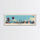 Mumbai, India Panoramic Canvas Print, Mumbai, India Painting, India Art, Mumbai Travel Poster, Travel Art, Guest Room Painting