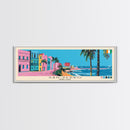 San-Pedro, Ivory Coast Panoramic Canvas Print, San-Pedro, Ivory Coast Painting, Ivory Coast Art, San-Pedro Travel Poster, Travel Art, Vacation Gift