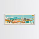 Santo Domingo, Ecuador Panoramic Canvas Print, Santo Domingo, Ecuador Painting, Ecuador Art, Santo Domingo Travel Poster, Travel Art, Housewarming Gift
