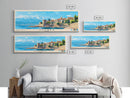 Antibes, France Panoramic Beach Print, Vacation Gift, France Wall Art, Beach Painting, Beach Decor, Beach Painting