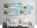 Cabbage Beach, Paradise Island, Bahamas Panoramic Print, Vacation Gift, Paradise Island, Bahamas Wall Art, Beach Painting, Beach Decor, Large Wall Art, Wood Frame Art