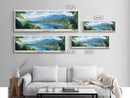 Flores, Indonesia Panoramic Beach Print, Vacation Gift, Indonesia Wall Art, Beach Painting, Beach Decor, Beach Painting