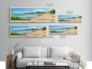 Hot Water Beach, New Zealand Panoramic Print, Vacation Gift, New Zealand Wall Art, Beach Painting, Beach Decor, Beach Or Lakehouse Art
